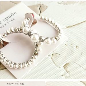 Kate Spade Pearl Caviar Hoops